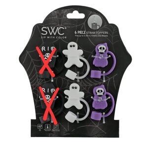 4-Piece Halloween Straw Toppers